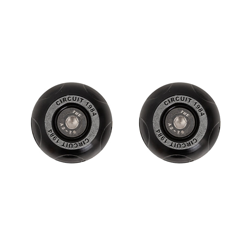 Silverstone Handgrips with Anodized Silver Color Ring