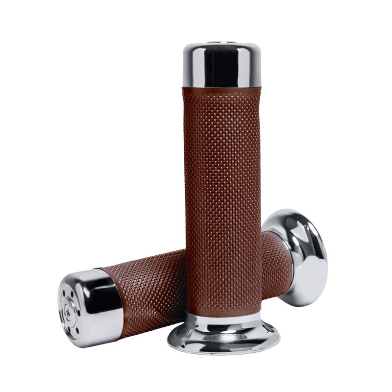 CUSTOM HANDLEBAR GRIPS – TRADITIONAL STYLE WITH END CAPS