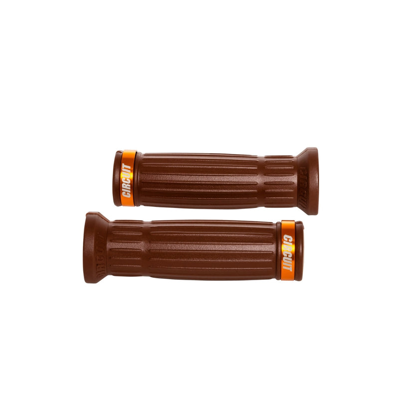 Classic Handgrips with Anodized Golden Color Ring