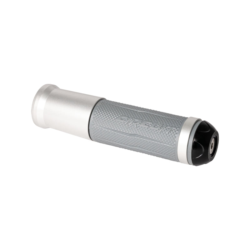 Silverstone Handgrips with Anodized Silver Color Ring